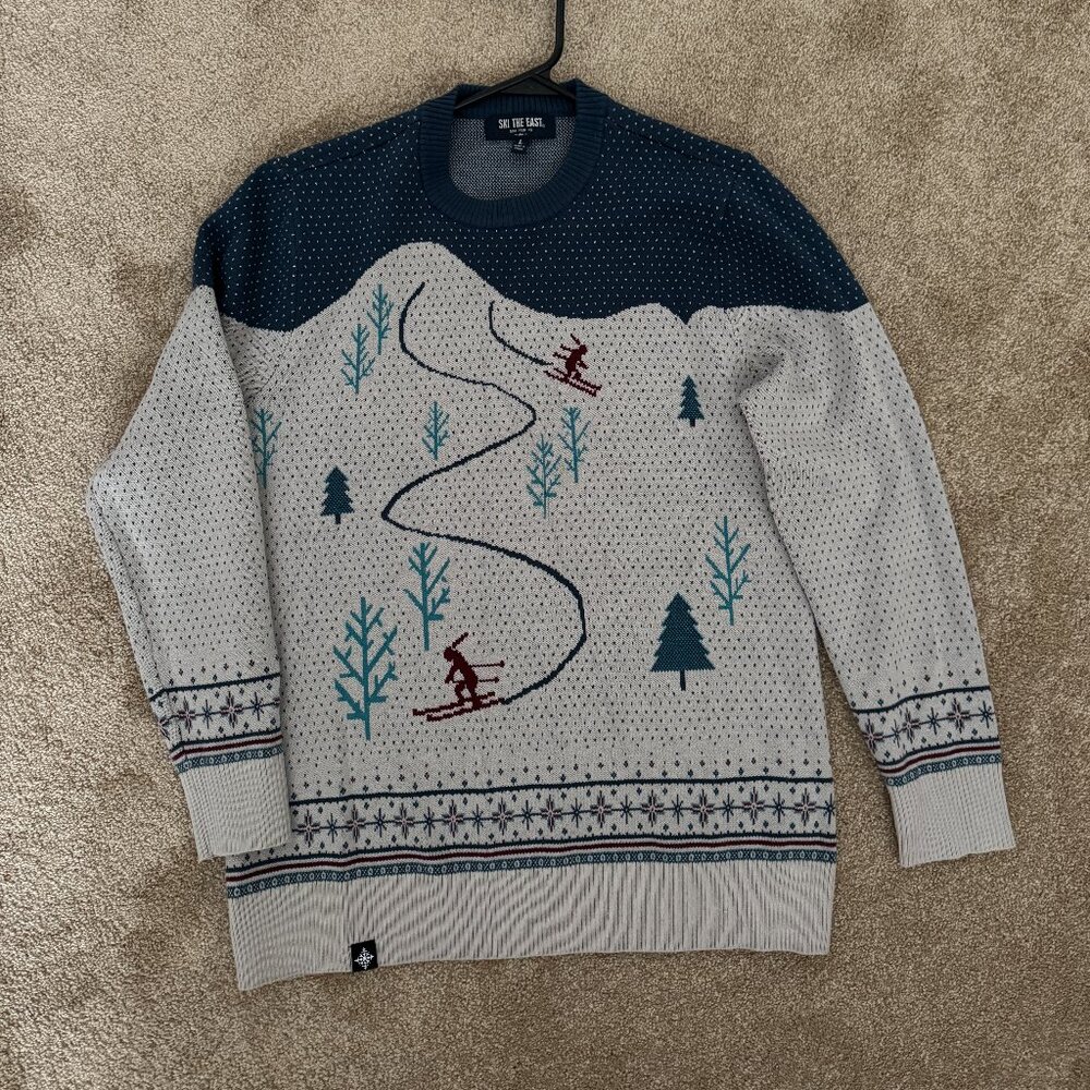 NEW!!  Ski the East Sweater. Size L - Picture 9 of 12